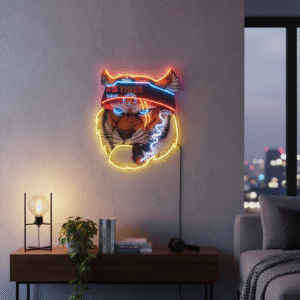 NEON LED UV BASKILI TIGER