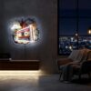 NEON LED UV BASKILI KASET