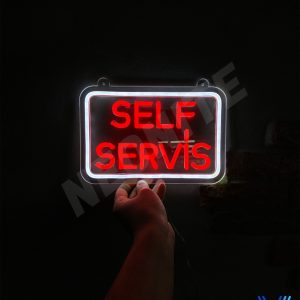 NEON LED SELF SERVİS (30X20CM)