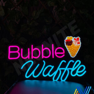 NEON LEON BUBBLE WAFFLE(49x29CM)