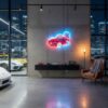 NEON LED UV BASKILI SPOR ARABA