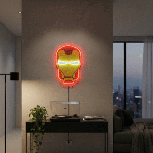 NEON LED UV BASKILI IRONMAN