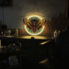 NEONİTE 'UV BASKILI TATTOO STUDIO' IŞIKLI NEON LED DEKORATİF DUVAR TABELASI