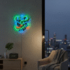 NEONİTE 'UV BASKILI YILAN' IŞIKLI NEON LED DEKORATİF DUVAR TABELASI