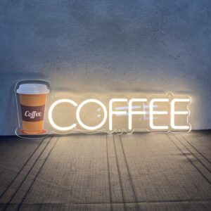 NEON LED UV BASKILI COFFEE